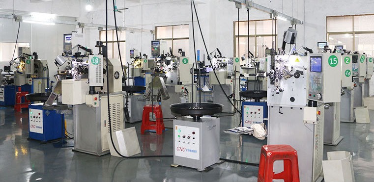 Equipamentos de produção para mola de torção