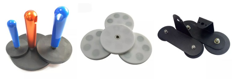 ímã revestido de borracha