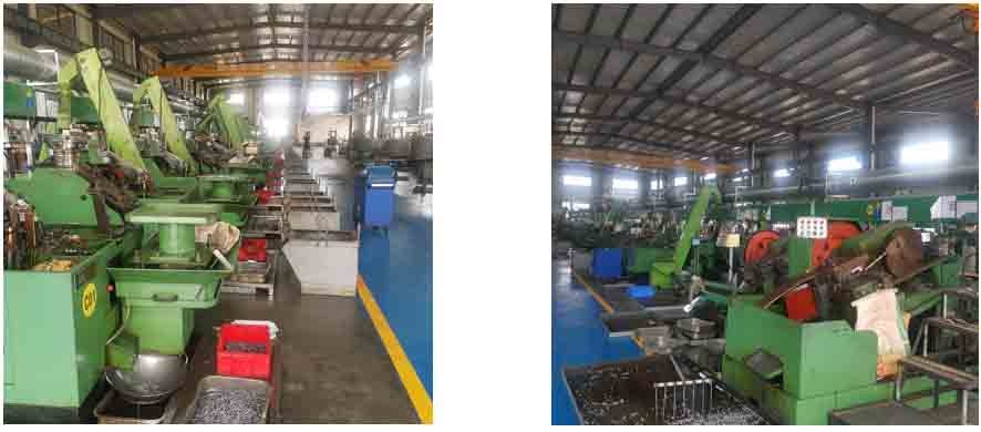 Equipos de producción para pernos