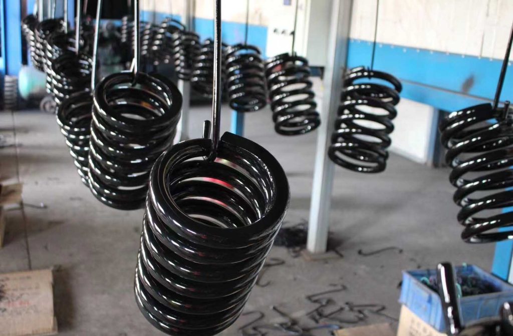 Production of compression spring
