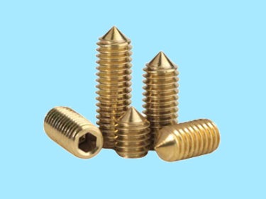 Set Screw with cone point-Copper