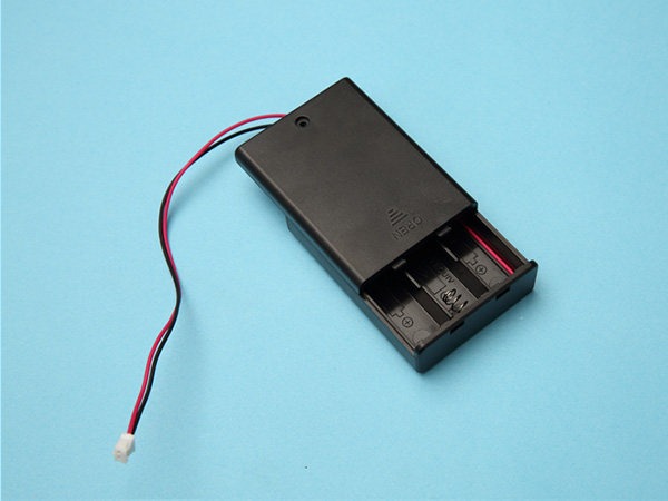 3 AA battery case holder(with cover and Toggle switch)