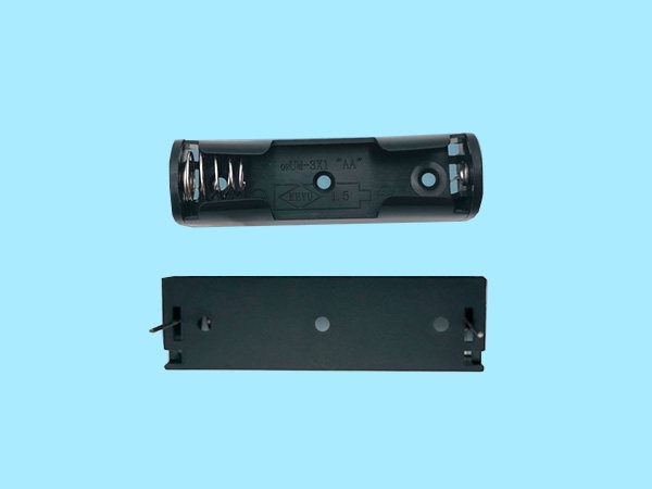 Single AA battery holder (contact pin)