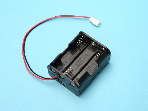 6 AA battery holder with connector