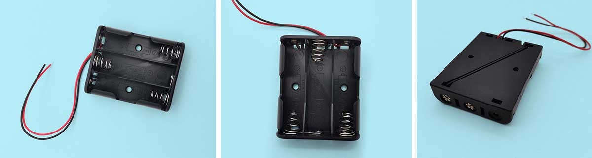 3 AA battery holder (with wire)