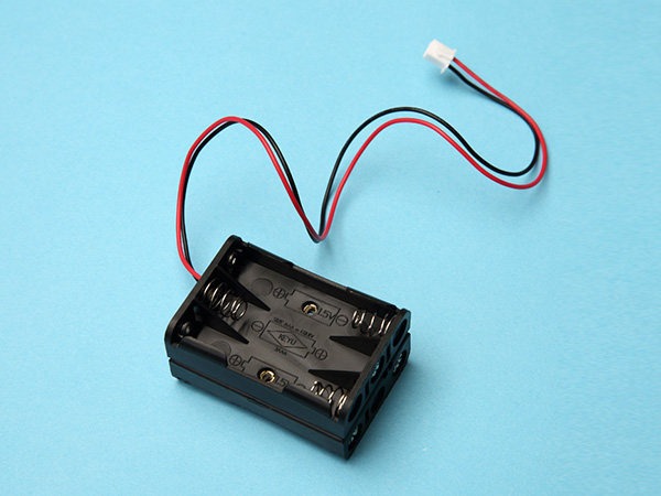 6 AAA battery holder with wire and connector