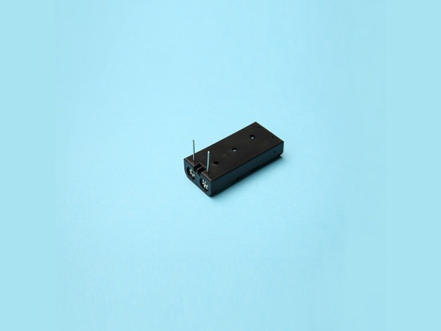 2 AAA battery holder with PC pin