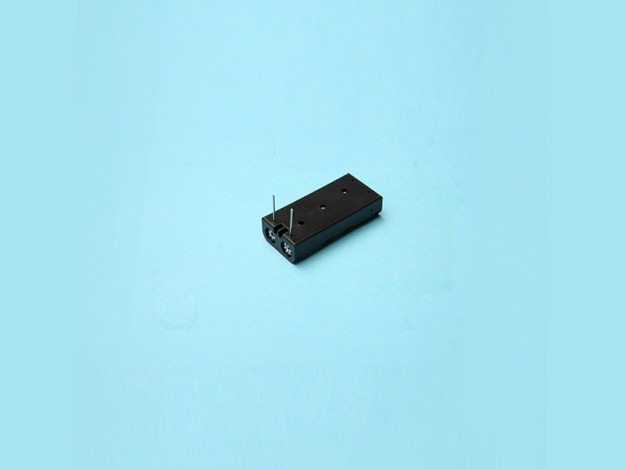 2 AAA battery holder with PC pin
