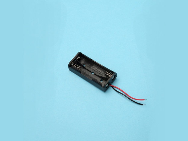2 AAA battery holder with wire