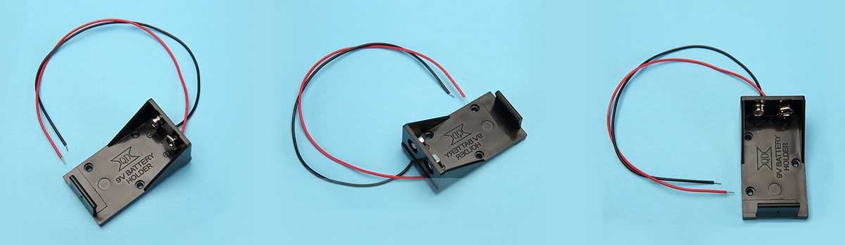 KY-35002-1-1 9V battery holder with wire