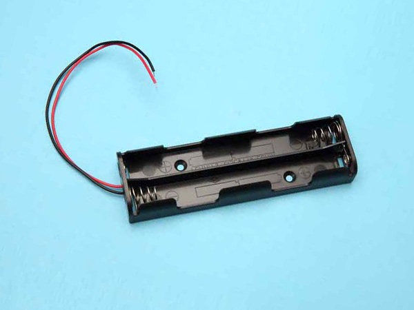 AA wired battery box with lead wire