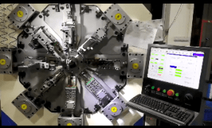 Production of compression springs