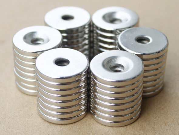 Strong Round Ring Neodymium Countersunk Hole Magnet