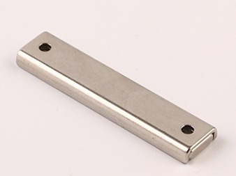 Block Channel Magnet with Countersunk Hole