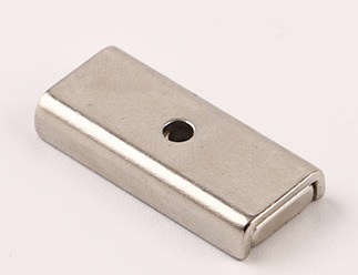 Block Channel Magnet with Countersunk Hole