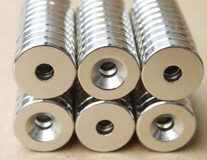 Strong Round Ring Neodymium Countersunk Hole Magnet