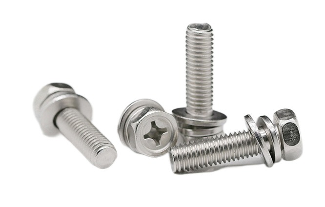 Kreuzschlitz-SEM-Schraube mit Sechskantkopf