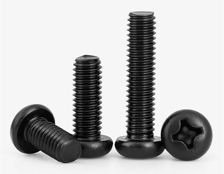 Viti placcate in nichel nero