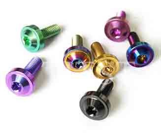 Color plated screws