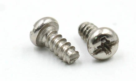 White Nickel Plated Screws