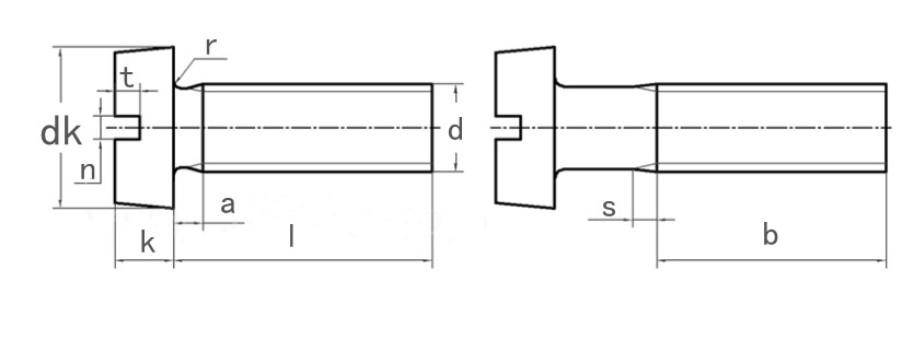 Specifications of Slot Cheese Head Screw
