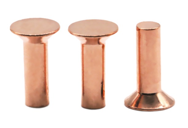 Copper countersunk head solid rivet