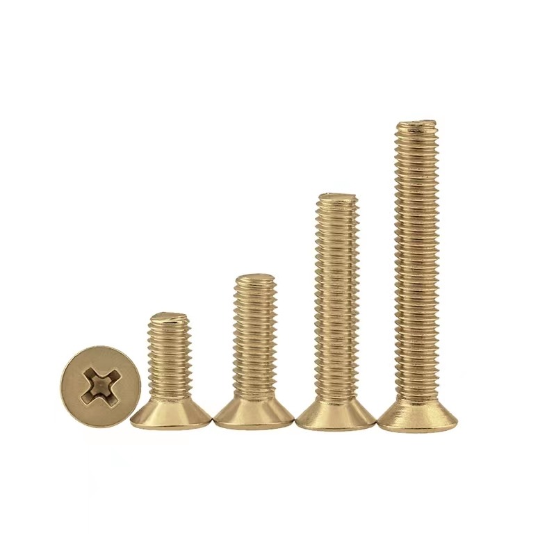 Brass philips countersunk head screw