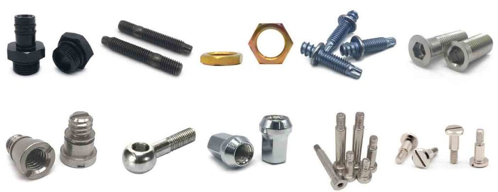 various fasteners