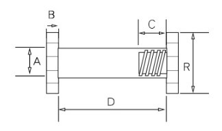 Specifications of Custom Knurled Chicago Screw