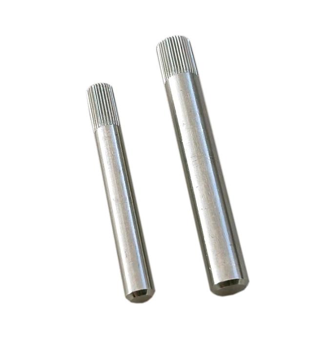 CNC knurled pins