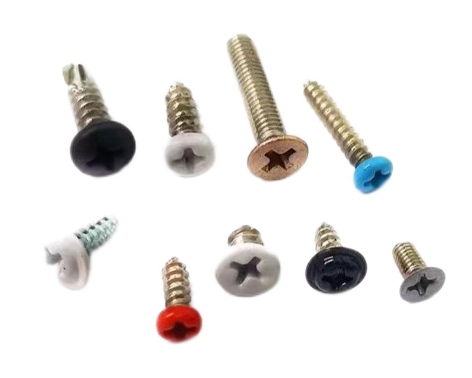 color head screws