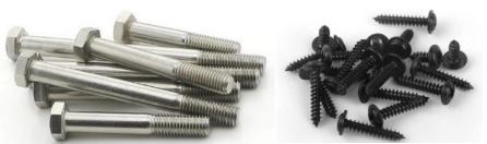 differences between bolts and screws