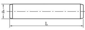 specifications of CNC knurled pin