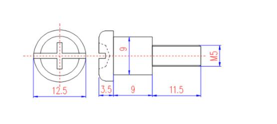 specifications of shoulder screw