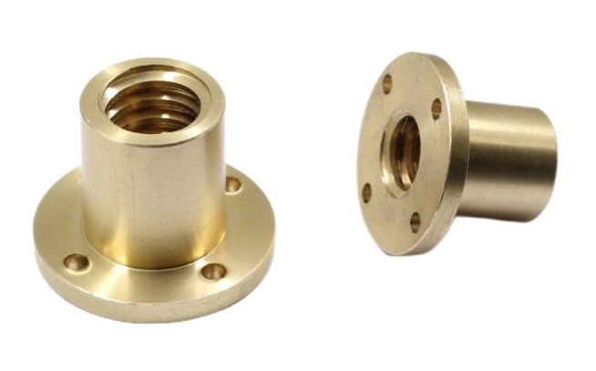 Custom Brass Flange Round Nut