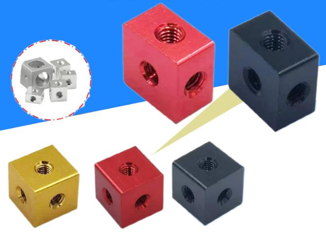 customized aluminum alloy square nut