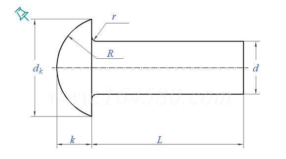 Specifications of Half Round Head Solid Aluminum Rivet