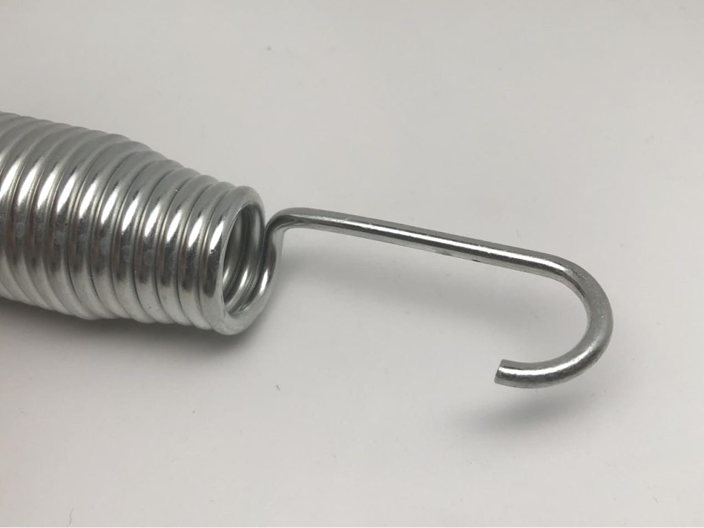 custom tension spring with different length hook manufacturer