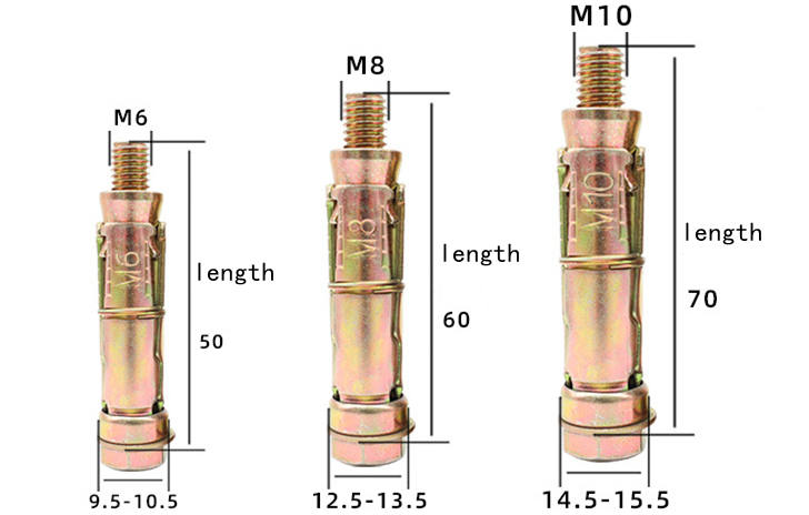 specifications of anchor bolts