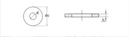 specifications of heavy flat washer