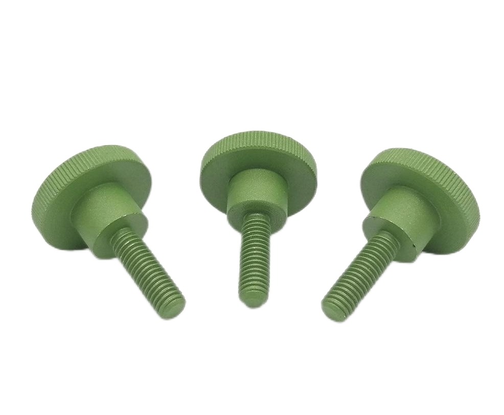 Green Zinc Knurled Step Screw Manufacturer