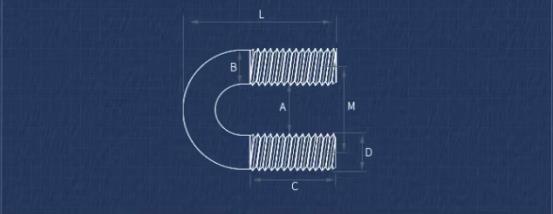 Specifications of U-Bolt with Nuts