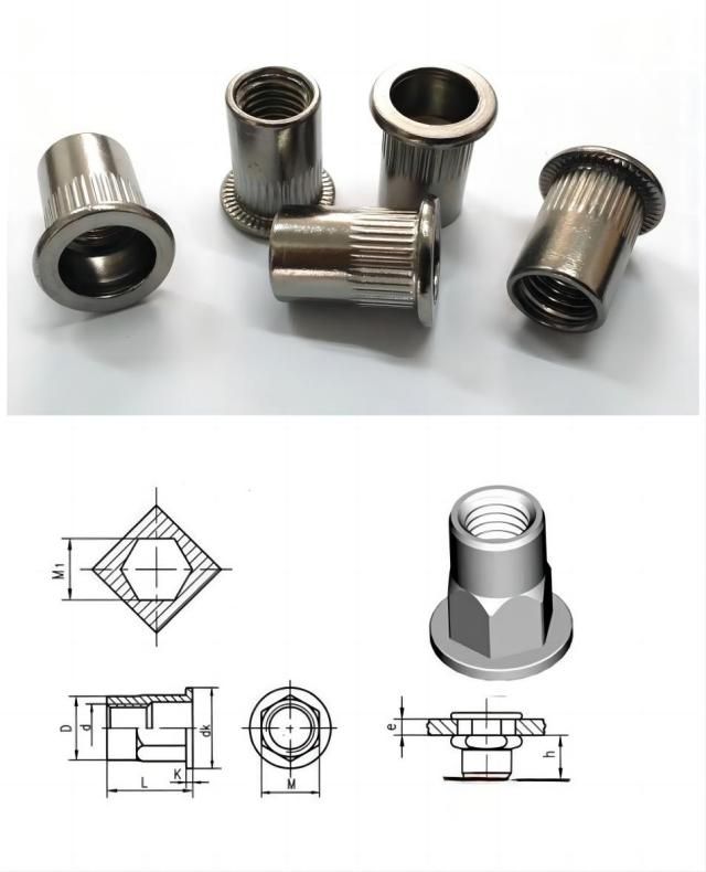 specification of a rivet nut