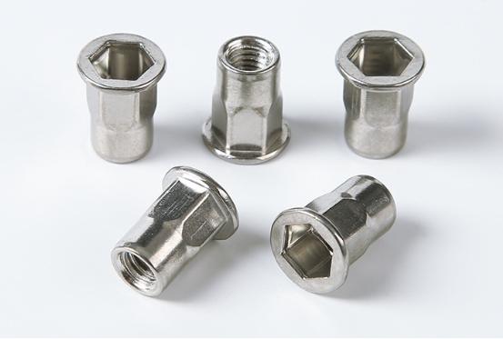 Flat Head Half Hex Insert Nut