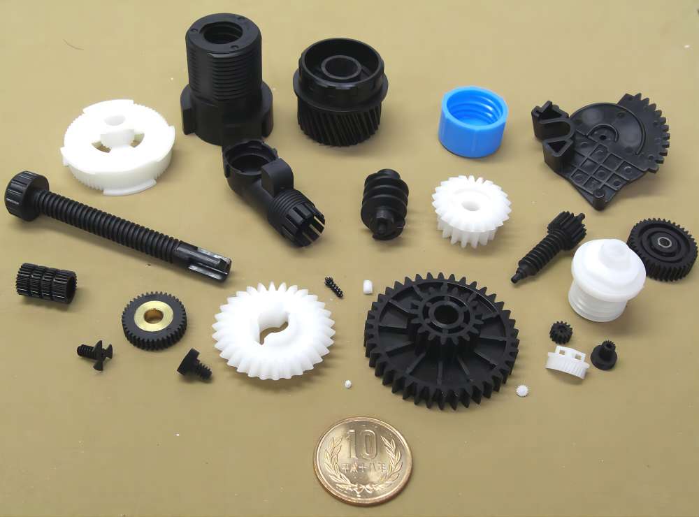 different injection molding parts