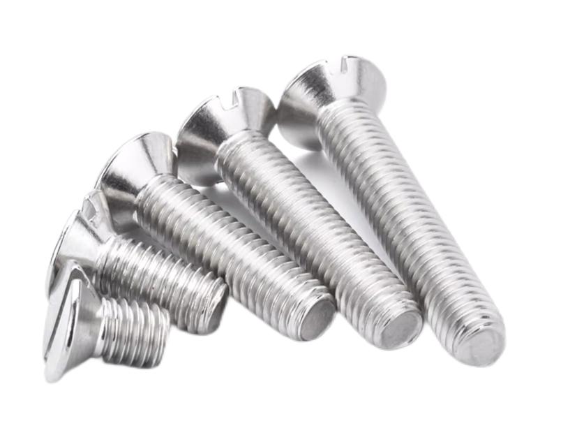 Custom Slotted Countersunk Head Screws