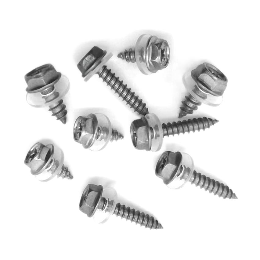 Zinc-nickel coated cross hexagon flange self-tapping Screw supplier