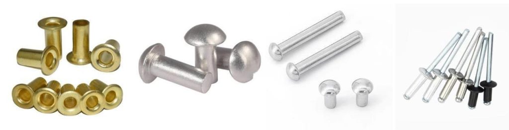 different types of rivets