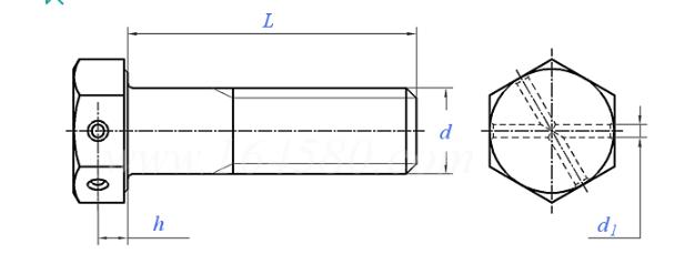 specifications of Hexagon Bolts With Wire Holes On Head