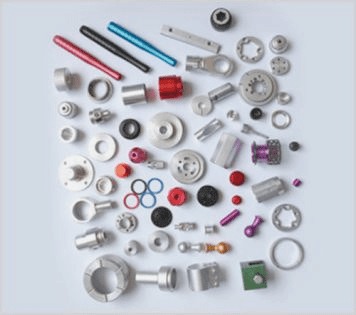 CNC lathe parts made of different materials